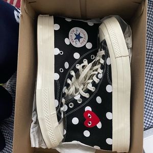 Cdg converse Polkadot.